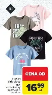 Carrefour T-shirt dziecięcy Tex oferta