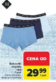 Carrefour Bokserki męskie Tex oferta