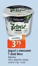 E.Leclerc Jogurt jagoda-czarna porzeczka Bakoma 7 Zbóż Men oferta