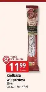 E.Leclerc Kiełbasa wieprzowa suszona Wiodąca Marka Saint Azay oferta