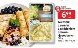 E.Leclerc Naleśniki z nadzieniem serowo-jagodwym Wiodąca Marka Nasze Specjały oferta