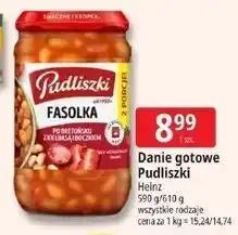 E.Leclerc Fasolka po bretońsku z kiełbasą i boczkiem Pudliszki oferta