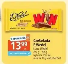 E.Leclerc Czekolada mleczna z wafelkami peanut butter E. Wedel Ww oferta