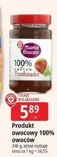 E.Leclerc Dżem 100% owoców truskawka Wiodąca Marka Mamie Doceur oferta