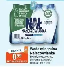 E.Leclerc Woda delikatnie gazowana Nałęczowianka oferta
