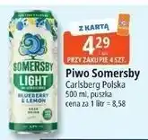 E.Leclerc Piwo Somersby Light Blueberry & Lemon oferta