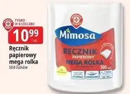 E.Leclerc Ręcznik papierowy mega rolka Wiodąca Marka Mimosa oferta
