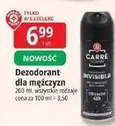 E.Leclerc Dezodorant invisible Wiodąca Marka Carre Homme oferta