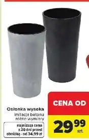 Carrefour Osłonka wysoka imitacja betonu oferta