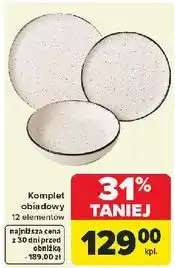 Carrefour Komplet obiadowy oferta