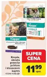 Carrefour Krople przeciw pchłom i kleszczom 10-20 kg Happs oferta