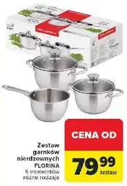 Carrefour Zestaw garnków stark Florina (Florentyna) oferta