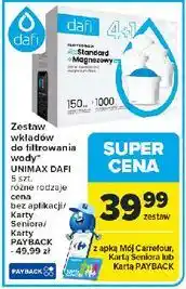 Carrefour Wkłady filtrujące standard Dafi oferta
