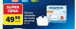 Carrefour Wkłady filtrujące maxfor+ Aquaphor oferta