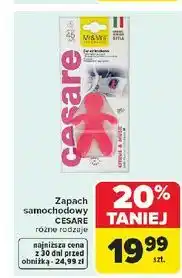 Carrefour Odświeżacz do samochodu cesare citrus & musk Mr Mrs Fragrance oferta