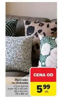 Carrefour Poszewka na poduszke 70 x 80 cm oferta