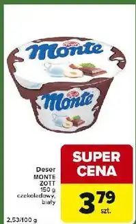 Carrefour Express Deser śmietankowy Zott Monte White oferta