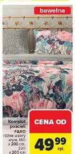 Carrefour Komplet pościeli 220 x 200 cm + 2 70 80 Faro oferta