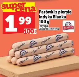 Topaz Parówki z piersią indyka oferta