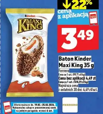 Topaz Baton Kinder Maxi King oferta