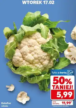 Kaufland Kalafior sztuka oferta