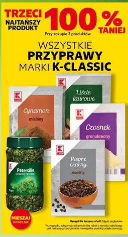 Kaufland Wszystkie przyprawy marki K-Classic oferta