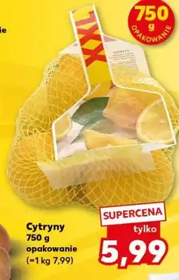 Kaufland Cytryny 750 g opakowanie oferta