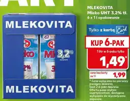 Kaufland Mlekovita Mleko UHT 3,2% oferta
