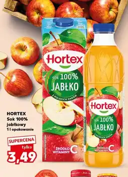 Kaufland HORTEX Sok 100% jabłkowy 1 l opakowanie oferta
