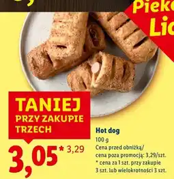 Lidl Hot dog oferta