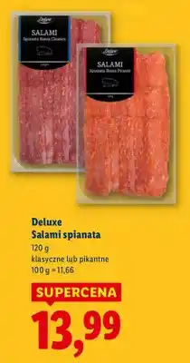 Lidl Salami spianata klasyczne lub pikantne oferta