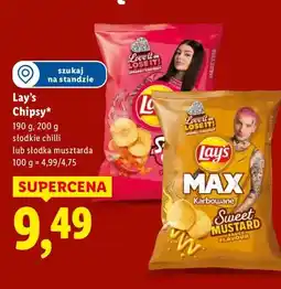 Lidl Chipsy Lay's oferta