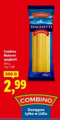 Lidl Makaron spaghetti Combino oferta