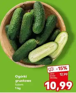 Kaufland Ogórki gruntowe luzem 1 kg oferta