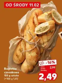 Kaufland Bagietka czosnkowa oferta