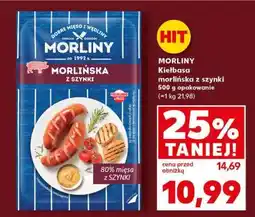 Kaufland MORLINY Kiełbasa Morlińska z szynki 500 g opakowanie oferta