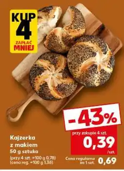 Kaufland Kajzerka z makiem oferta