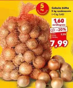 Kaufland Cebula żółta 5 kg opakowanie oferta