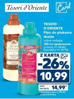 Kaufland Tesori d'Oriente płyn do płukania tkanin oferta
