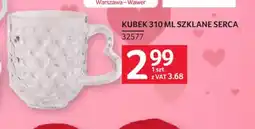Selgros Kubek Szklane Serca oferta