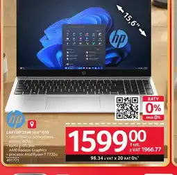 Selgros HP Laptop 255R 15,6" G10 oferta