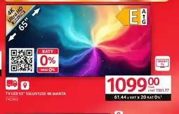 Selgros Manta TV LED 55" 4K oferta