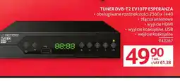 Selgros Esperanza Tuner DVB-T2 EV107P oferta