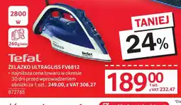 Selgros Tefal Zelazko Ultragliss FV6812 oferta