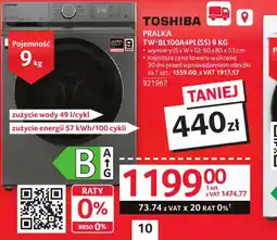 Selgros Toshiba pralka TW-BL100A4PL(SS) oferta