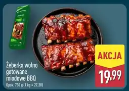 ALDI Żeberka wolno gotowane miodowe BBQ oferta