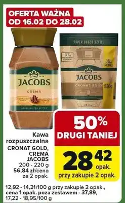 Carrefour Express Kawa rozpuszczalna Cronat Gold oferta