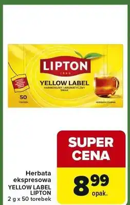 Carrefour Express Herbata ekspresowa Yellow Label oferta