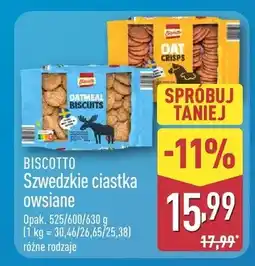 ALDI Szwedzkie ciastka owsiane oferta