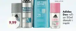 Astor Adidas Deo roll-on damski i męski oferta